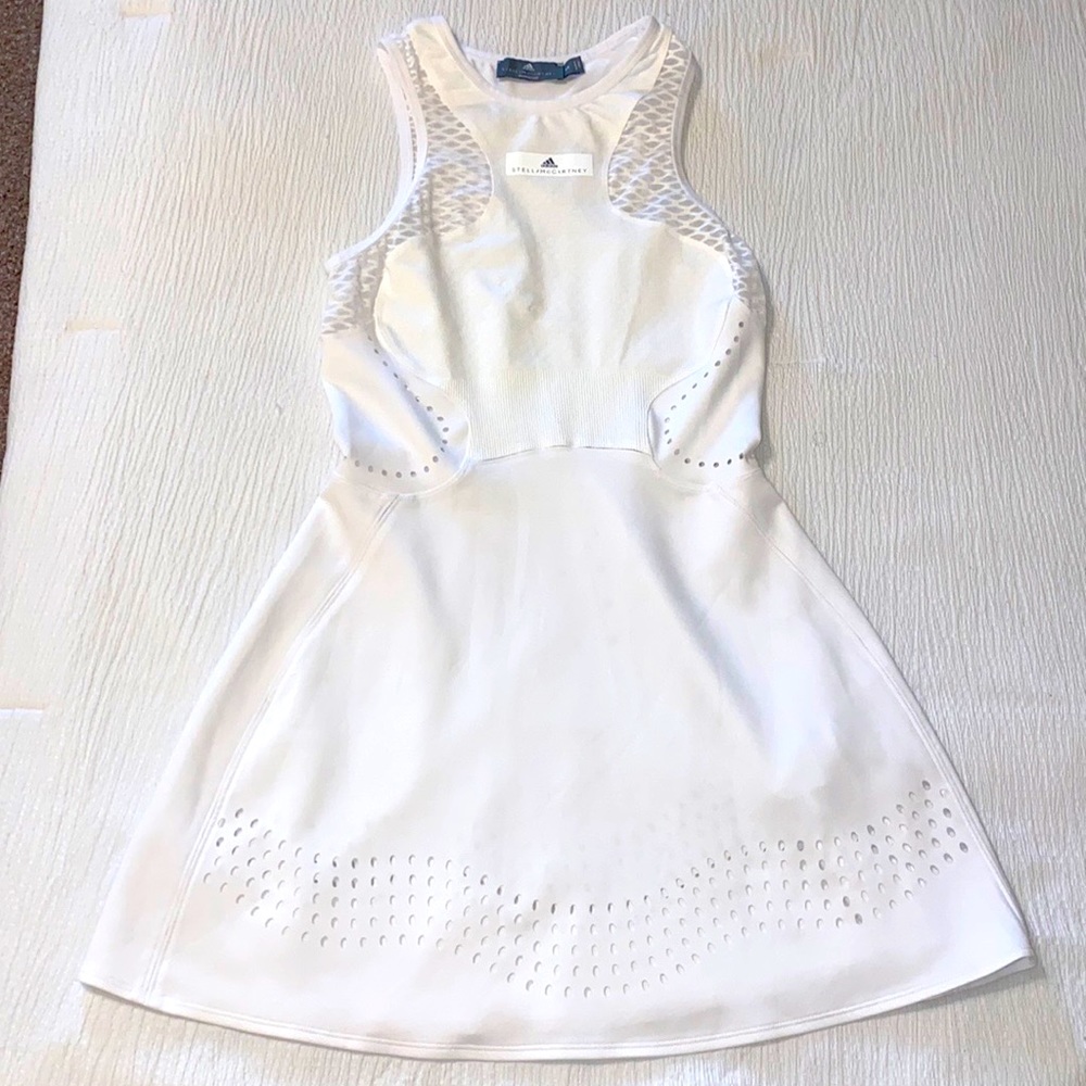 Two White Tennis Dresses Nike and Stella McCartney Sizes Small